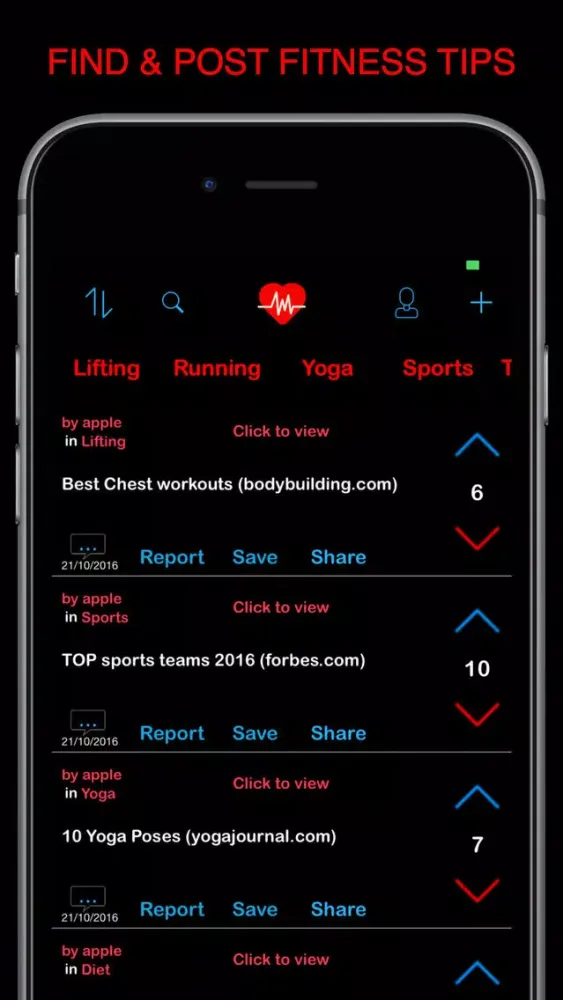 Capturas de pantalla de FeedFit - Fitness Tips, Videos, & Tutorials
