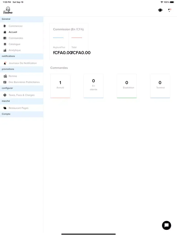 Screenshot di FeedMe Merchant iPad 