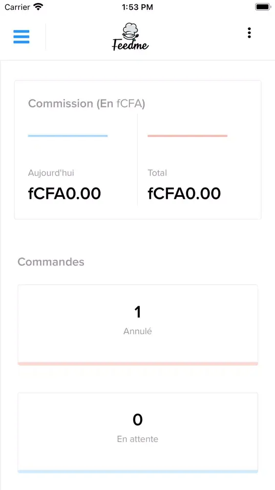 Screenshot di FeedMe Merchant