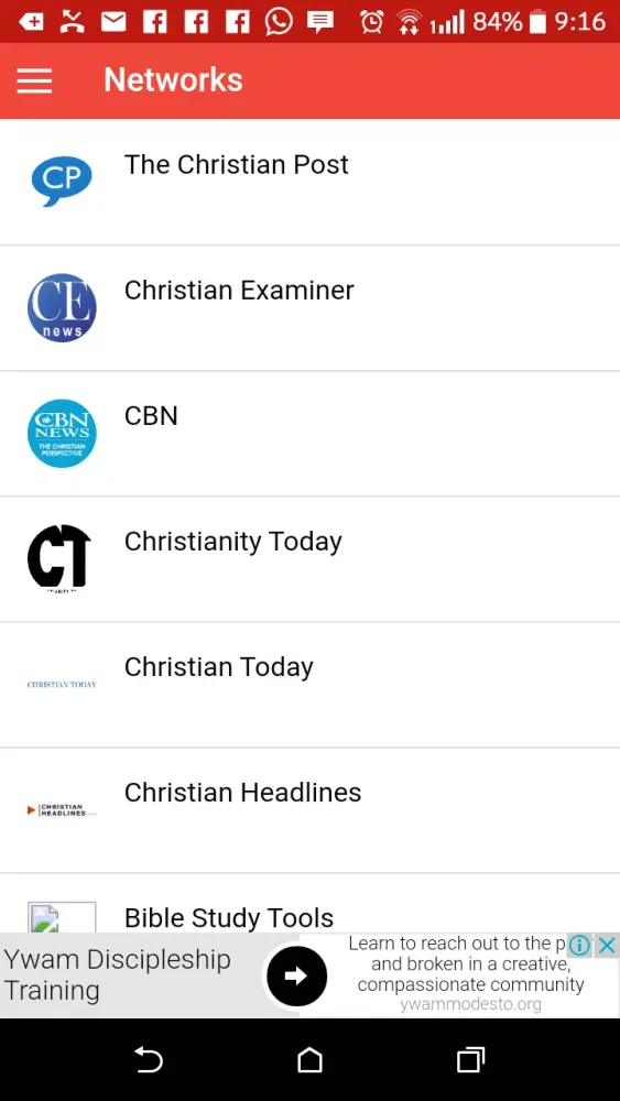 World Christian News Feeds Ekran Görüntüleri