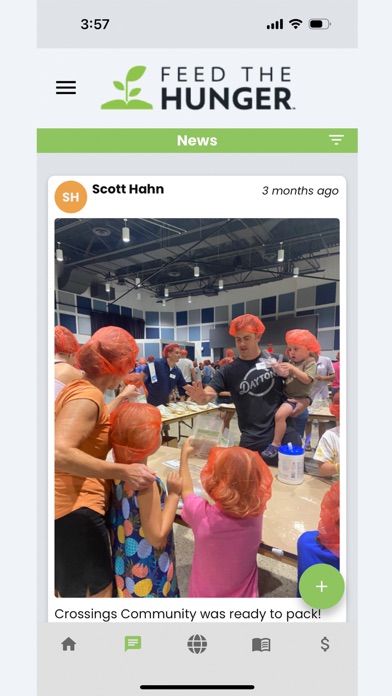 Feed the Hunger App Screenshots
