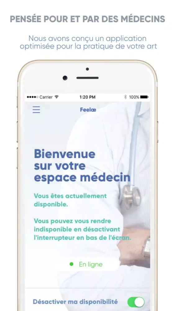 Feelae - Espace médecin应用截图
