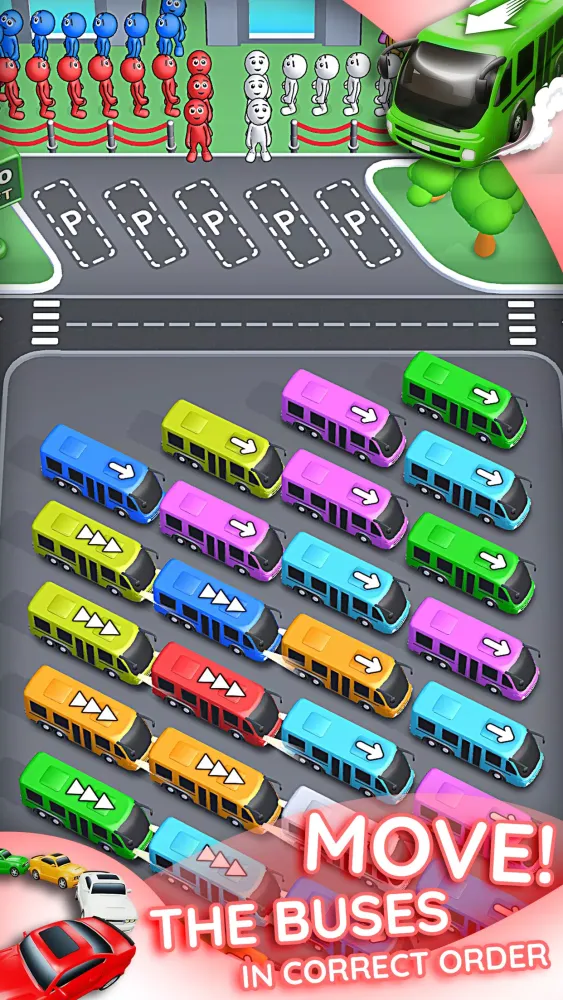 Capturas de pantalla de Crowd Express: Boarding Puzzle