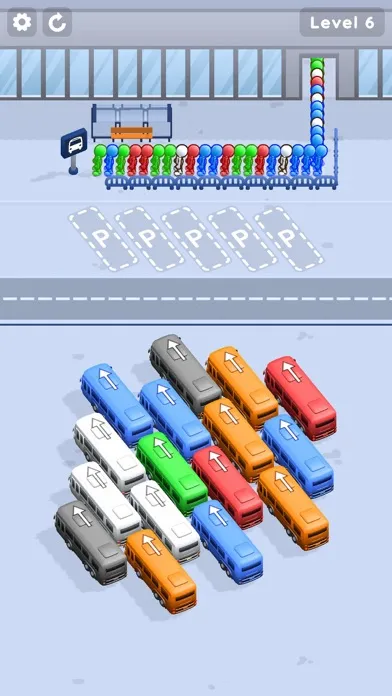 Tangkapan skrin Bus Puzzle