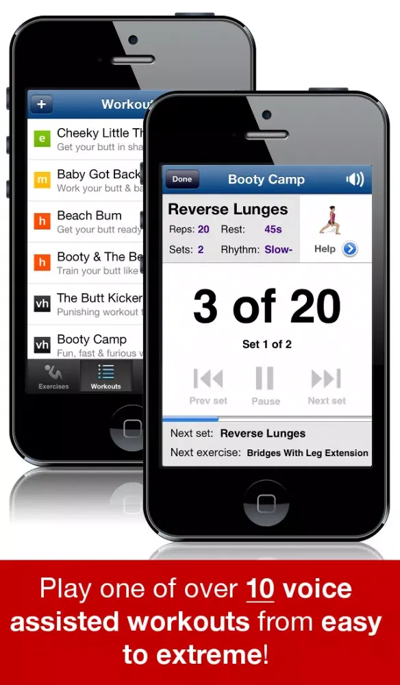 Zrzuty ekranu Butt Workouts Free