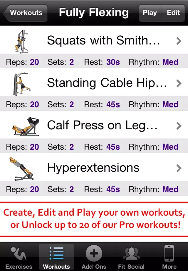 Gym Workouts Free應用截圖