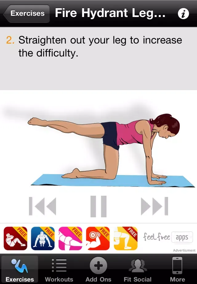 Скриншоты Hip & Thigh Workouts Free