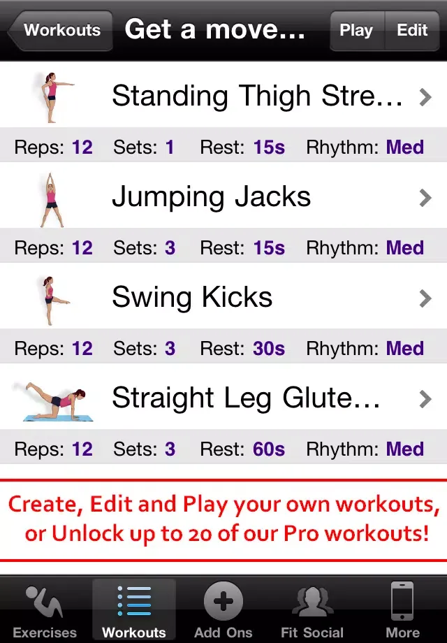 Скриншоты Hip & Thigh Workouts Free