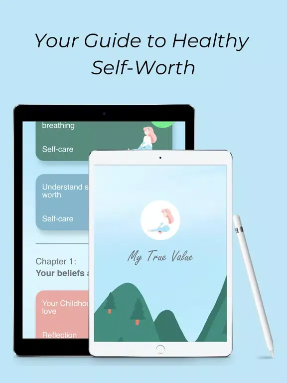 ภาพหน้าจอของ My True Value: Self Esteem App iPad 
