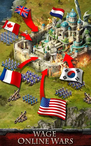 Ảnh chụp màn hình của Empire War: Age of hero