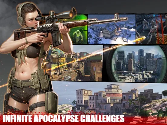 Zombie Frontier 4: Sniper War iPad  স্ক্রিনশট