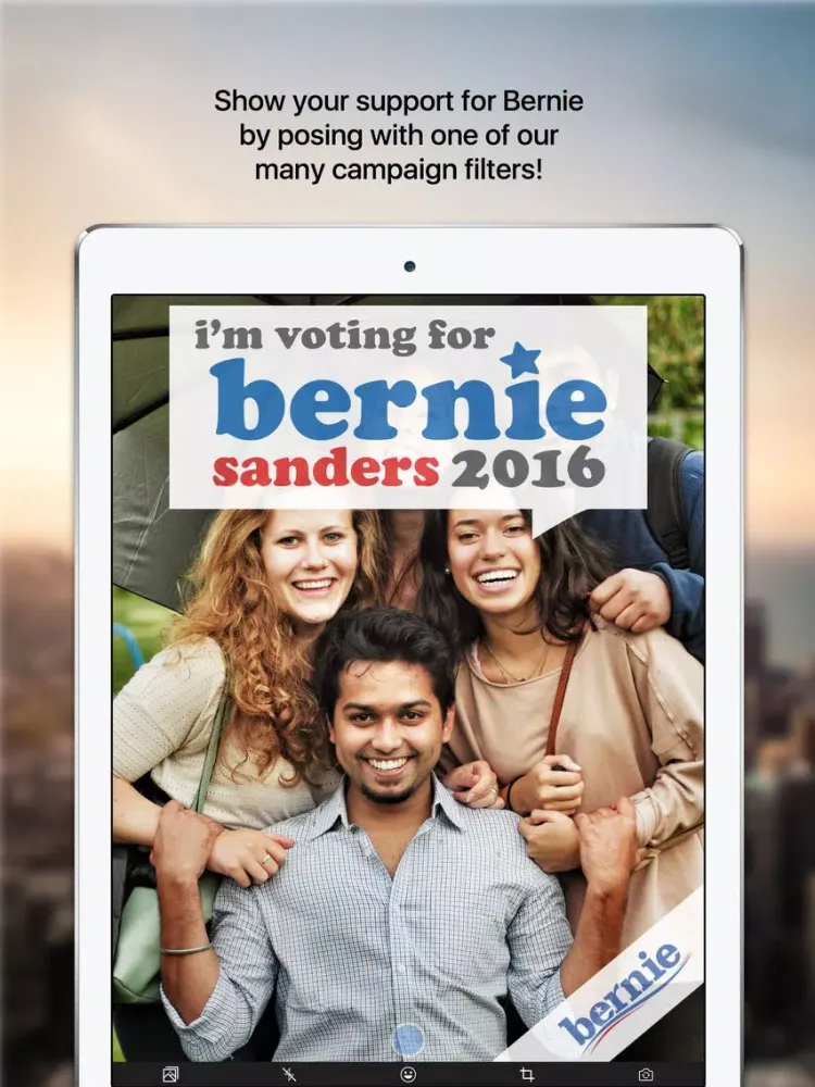 Berning Up - Show your Support for Bernie iPad  스크린샷