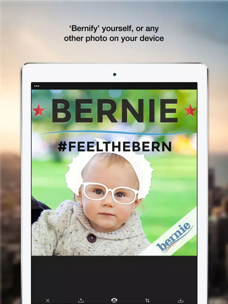 Berning Up - Show your Support for Bernie iPad  스크린샷