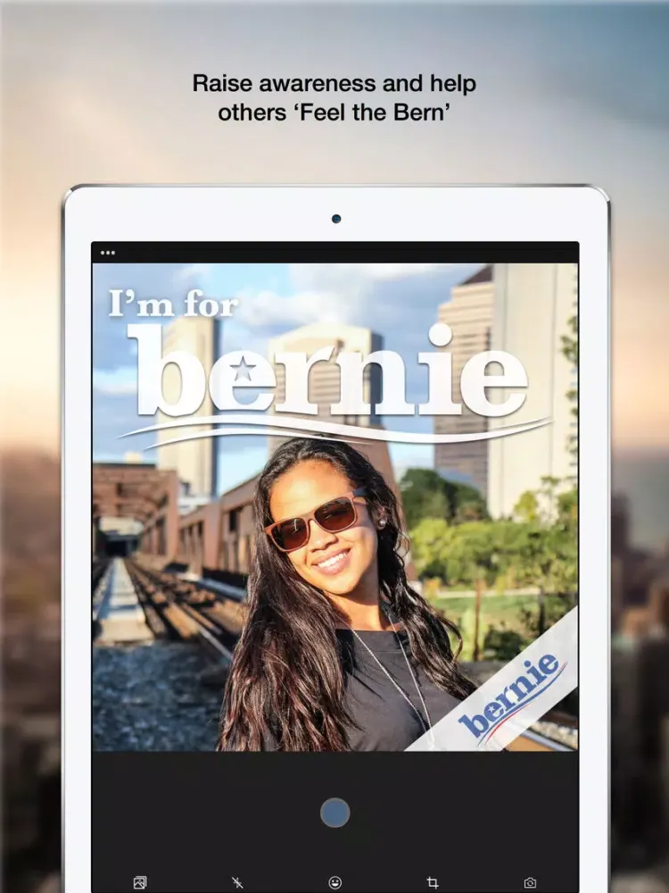 Berning Up - Show your Support for Bernie iPad  스크린샷