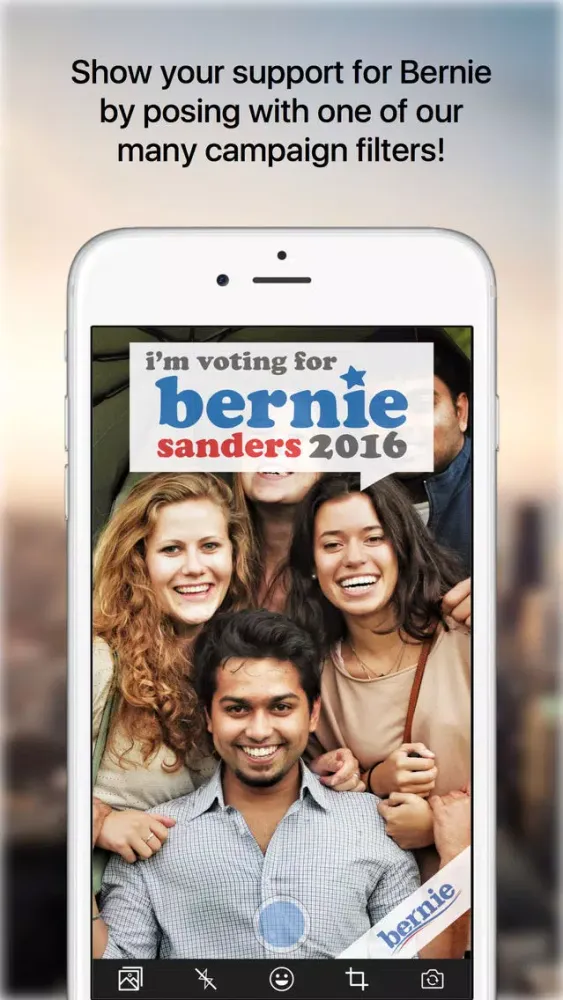 Berning Up - Show your Support for Bernie 스크린샷