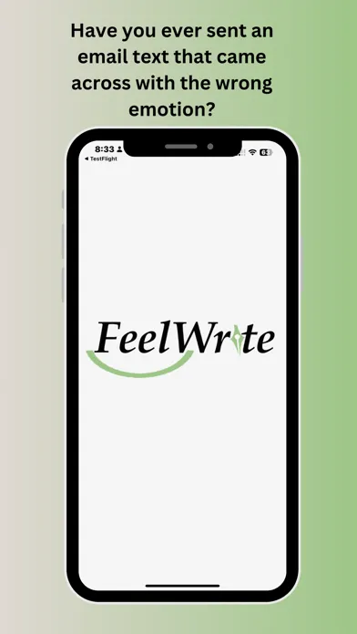Capturas de tela do FeelWrite