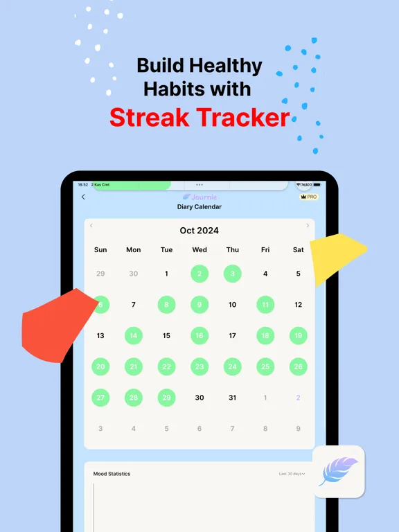 Captures d'écran de Speech-to-text Diary: Journie iPad 