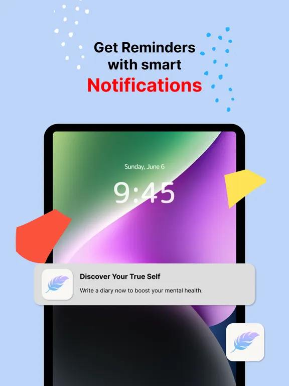 Captures d'écran de Speech-to-text Diary: Journie iPad 