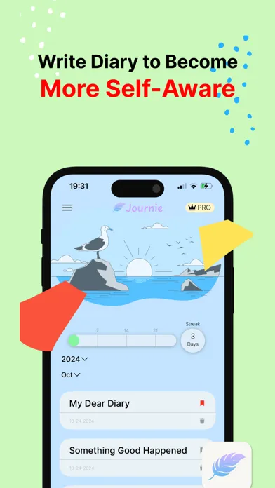 Captures d'écran de Speech-to-text Diary: Journie