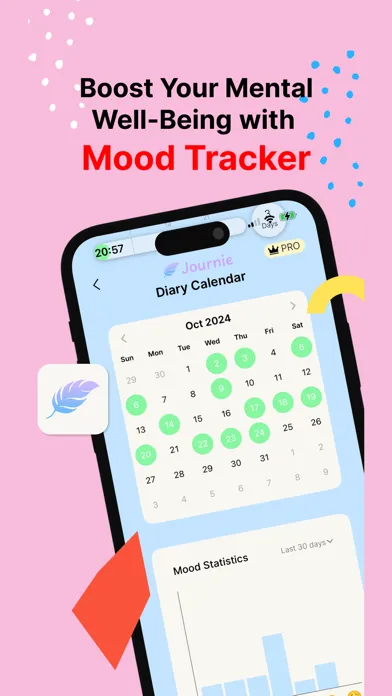 Captures d'écran de Speech-to-text Diary: Journie
