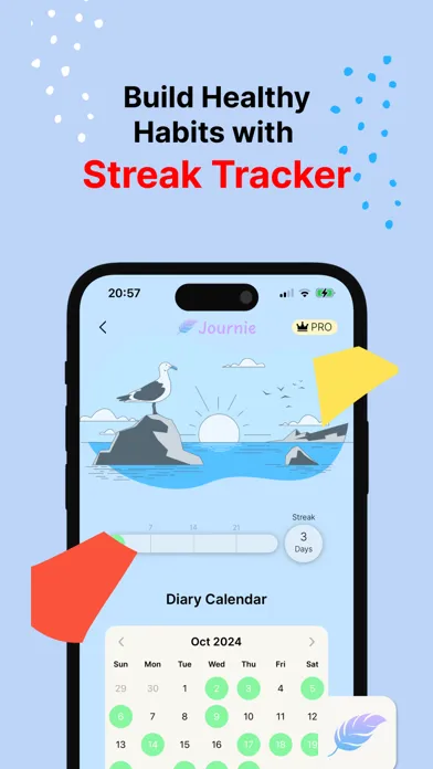 Captures d'écran de Speech-to-text Diary: Journie
