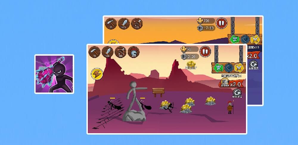 Stickman War - Battle Game