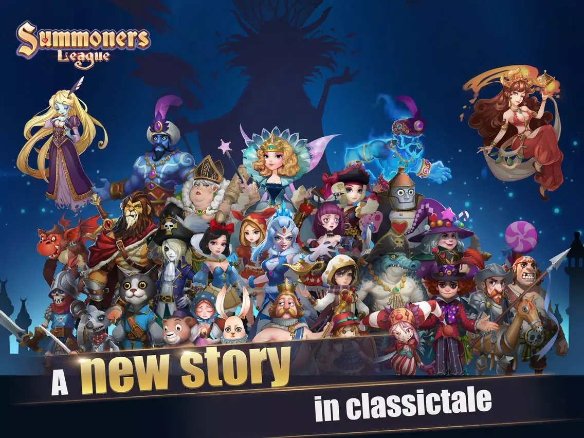 ภาพหน้าจอของ Summoners League: Team Tactics iPad 
