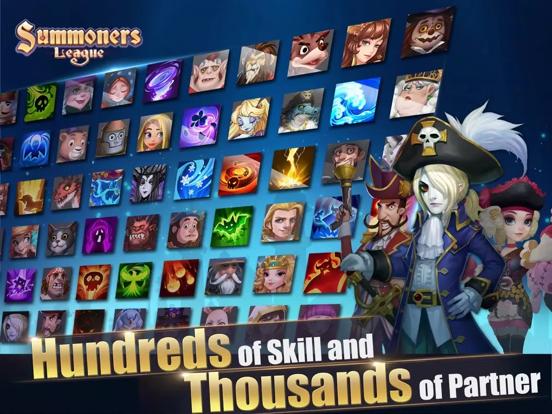 ภาพหน้าจอของ Summoners League: Team Tactics iPad 