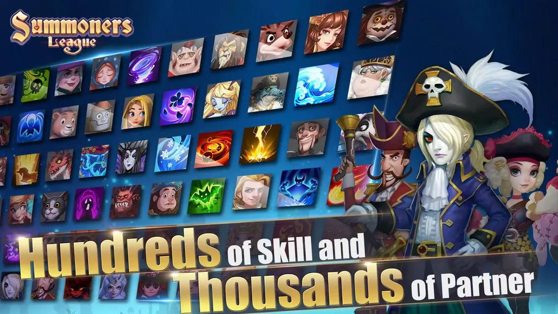 ภาพหน้าจอของ Summoners League: Team Tactics