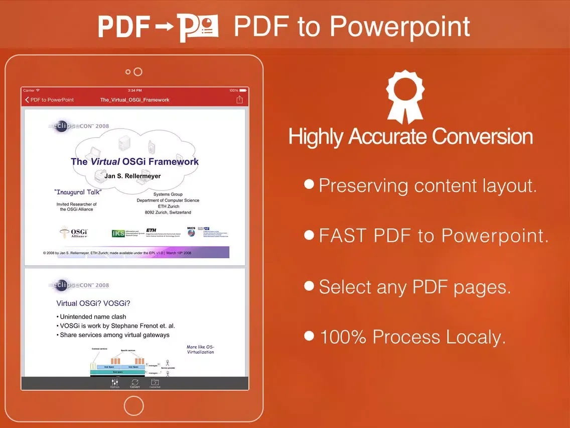 تصاویر PDF to PowerPoint Pro iPad 