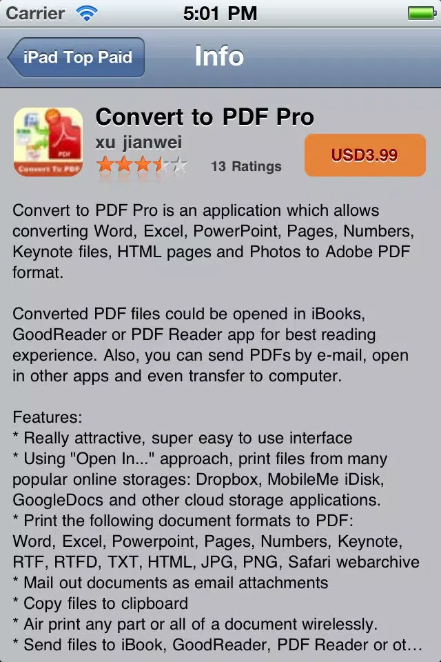 Capturas de tela do Top Apps