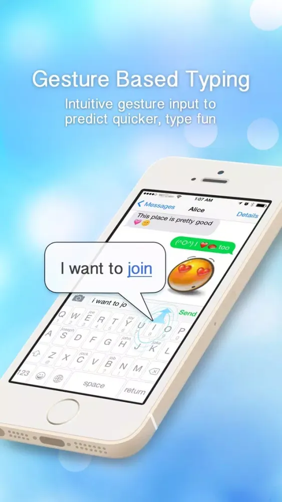 OneKeyboard - colorful and fast custom autocomplete keyboard应用截图