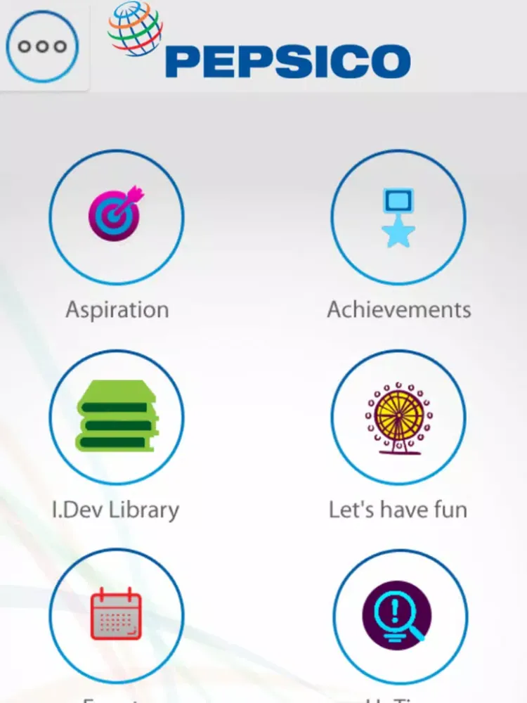PepsiCo iDev iPad  Screenshots