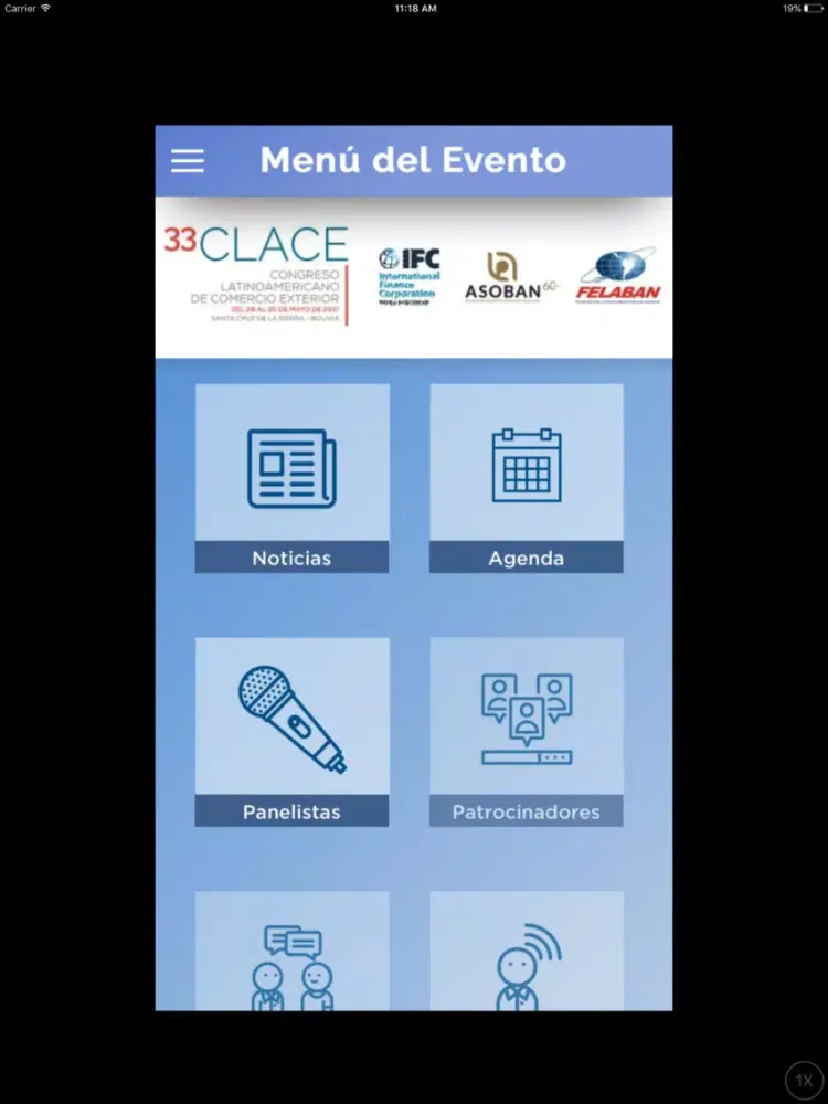 Congresos FELABAN iPad  Ekran Görüntüleri