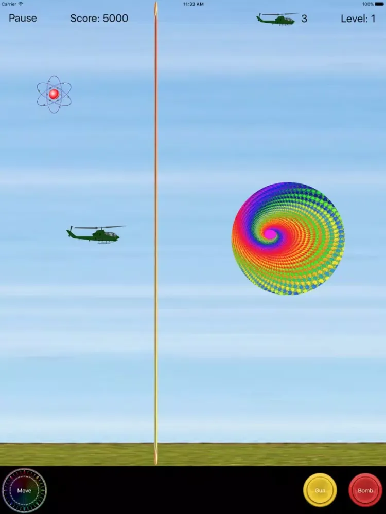Zrzuty ekranu Chopper Mission iPad 