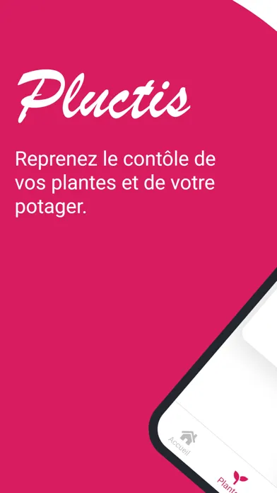 Captures d'écran de Pluctis - Gestion des plantes