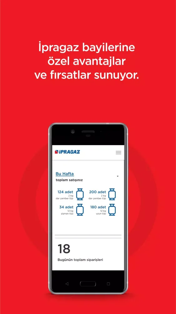 Tangkapan skrin İpragaz Bayi