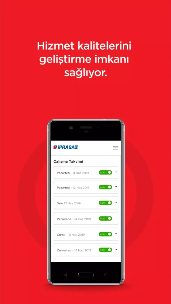Tangkapan skrin İpragaz Bayi
