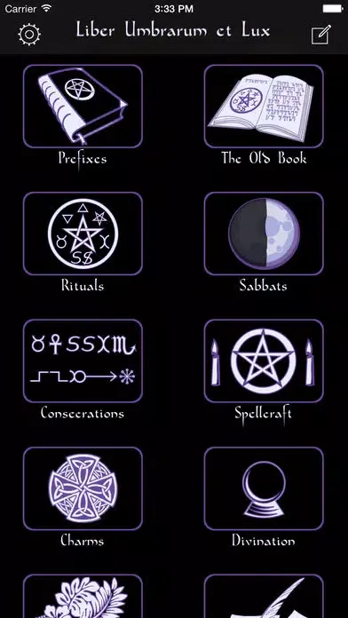 Capturas de tela do Wicca Plus