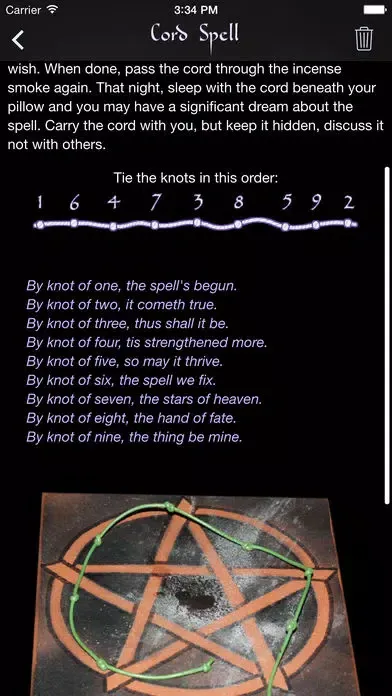Capturas de tela do Wicca Plus