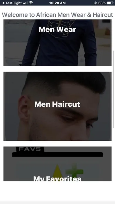 African Men Wear & Haircut Screenshots