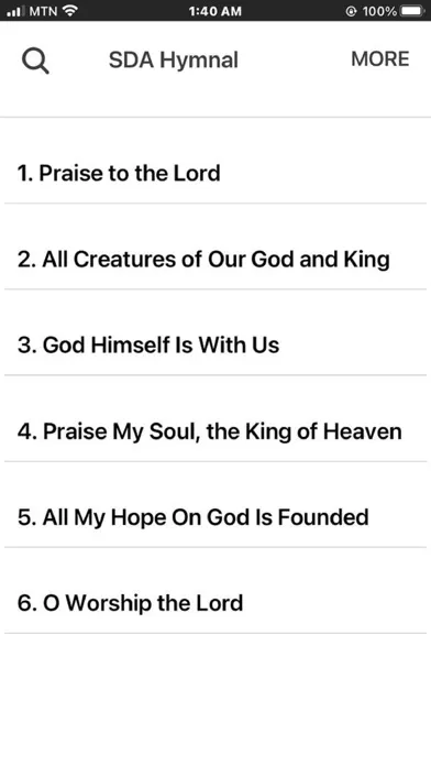 SDA Hymnal with Sabbath School应用截图