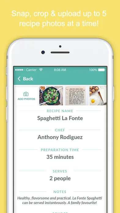 ภาพหน้าจอของ Recipe Organizer by Cookooz