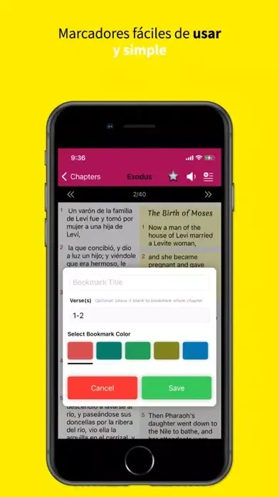 Super English & Spanish Bible应用截图
