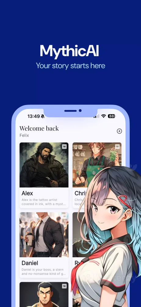 MythicAI - AI characters Screenshots