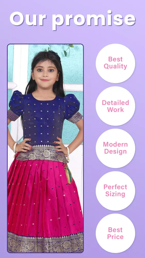 Tangkapan layar Feliz couture: Ethnic Apparel