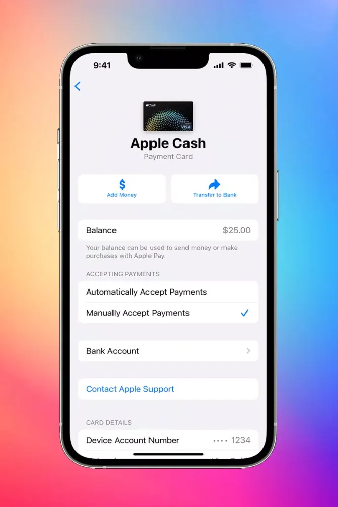 Zrzuty ekranu Apple Pay for Androids