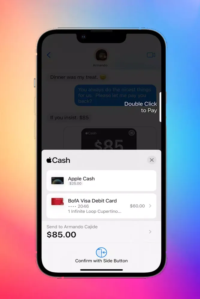 Zrzuty ekranu Apple Pay for Androids