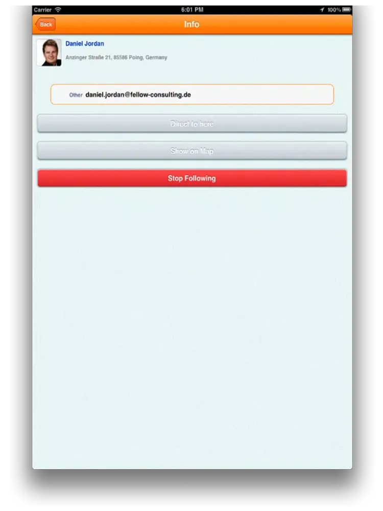 ภาพหน้าจอของ SMBClient iPad 