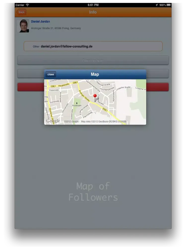 ภาพหน้าจอของ SMBClient iPad 